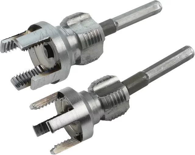 DAZZLEEX Gewindeschneidwerkzeug Set für Wasserrohre mit 20 mm und 25 mm Innengewinde und Außengewinde inklusive integrierter Matrize, 2 Stück - Bild 1