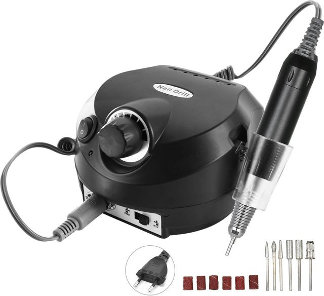 TOMTOP JMS Elektrische Nagelbohrmaschine, 30.000 U/min, Schwarz, Unisex - Bild 1