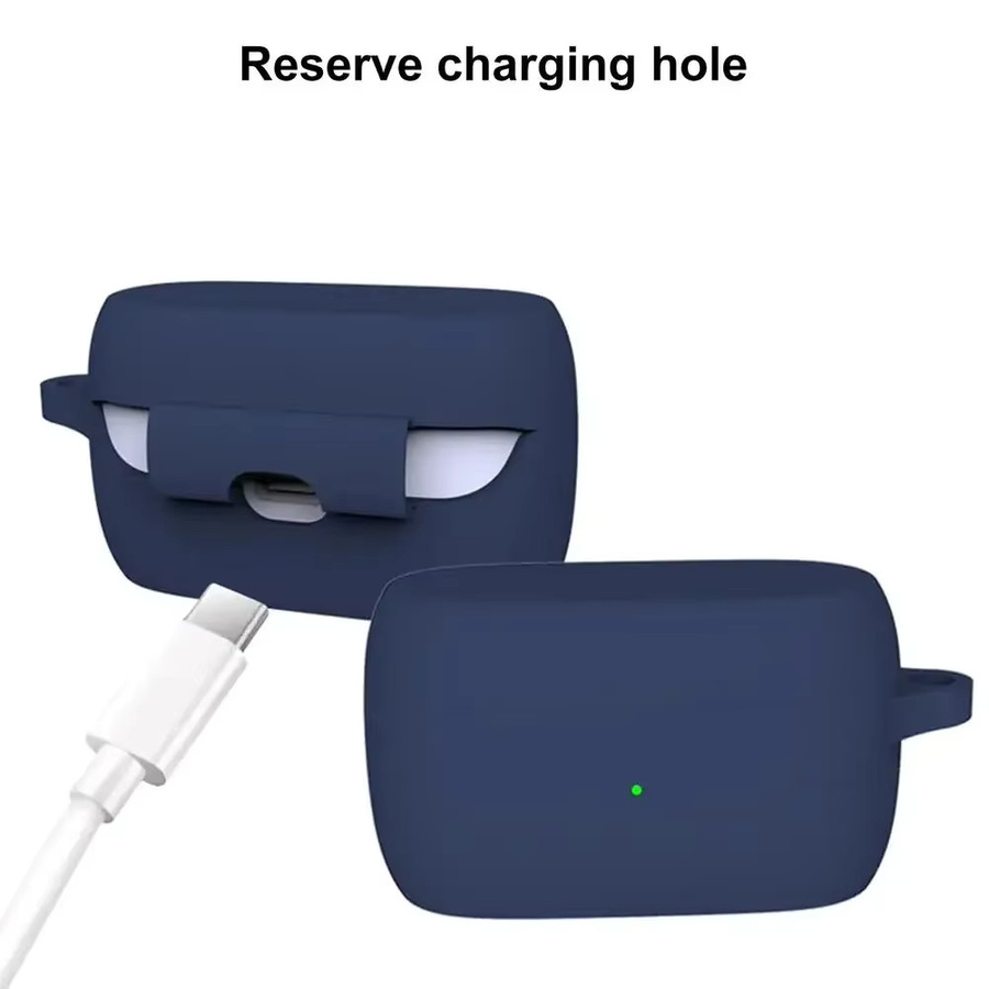 Silikon-Schutzhülle für Jabra ELITE 4 Wireless Earbuds in Purple, kratzfeste Schutzhülle - Bild 3