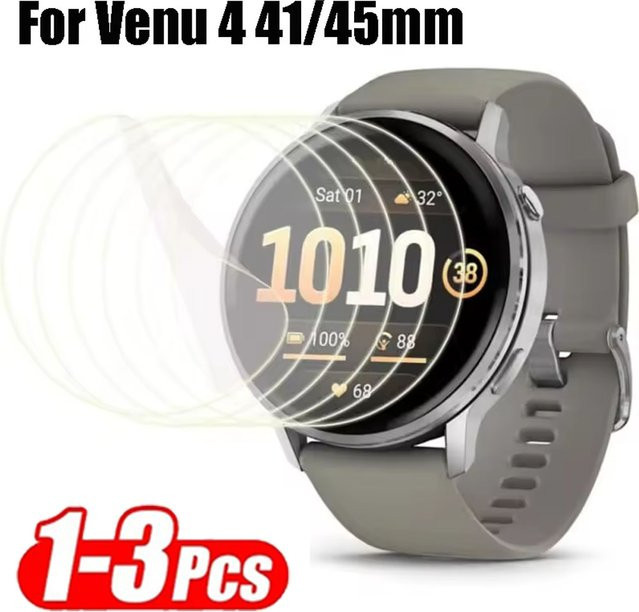 Displayschutzfolie Garmin Venu 4, Silikon, transparent - Bild 1