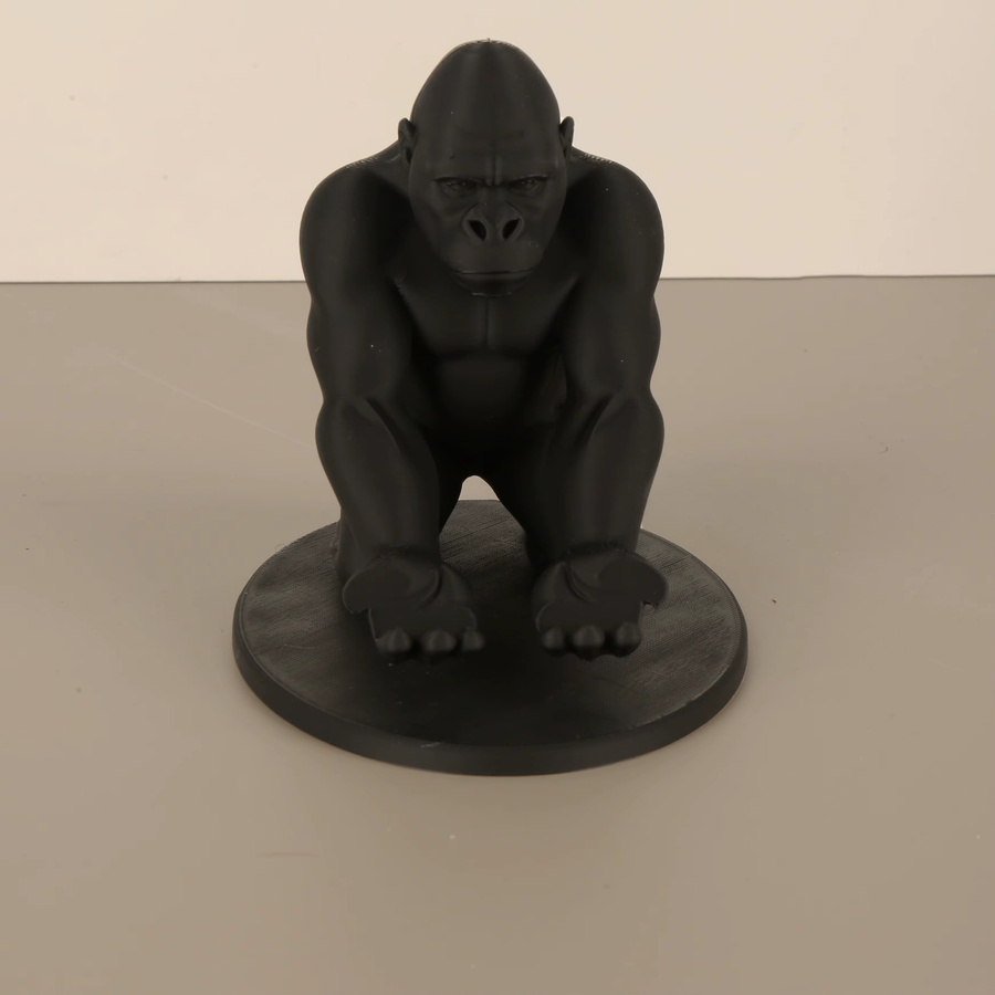Gorilla-Telefonständer in mattem Schwarz mit lustigem 3D-Design für deinen Schreibtisch - Bild 2