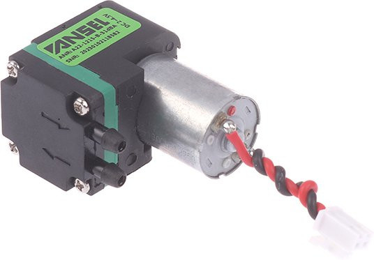 HELTC Mini-Vakuumpumpe in Schwarz mit 650 ml/min Durchflussrate und 400 mbar Vakuumgrad für Gaserkennung und Probenahme - Bild 1