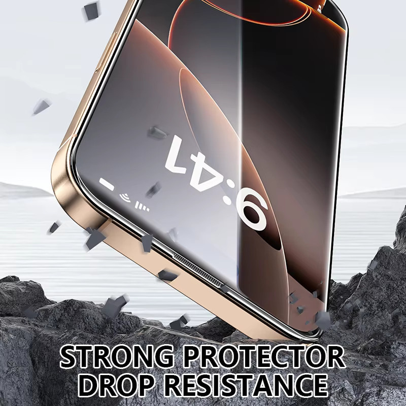 5 Stück Displayschutzfolie aus gehärtetem Glas für iPhone 17 Pro Max, 17 Air, 17 Pro, 17, 16, 15, 14, 13 von basix in Transparent mit Vollabdeckung - Bild 4