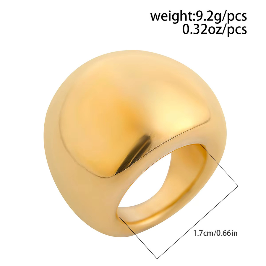 KunJoe Ring, Acryl, Gold, Damen - Bild 2