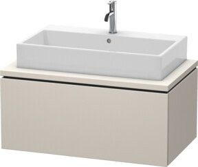 Duravit Waschtischunterschrank L-Cube in Tau Matt Beige für Konsole mit 1 Auszug, B: 92 cm, T: 54,7 cm, H: 40 cm - Bild 1