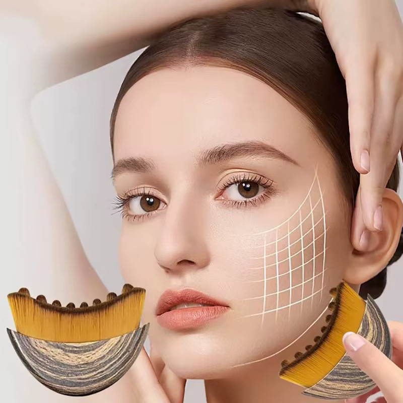 SADOER Gesichtsmassagegerät, Größe S, Gesichtsbürste zur Lymphkonturierung - Bild 3