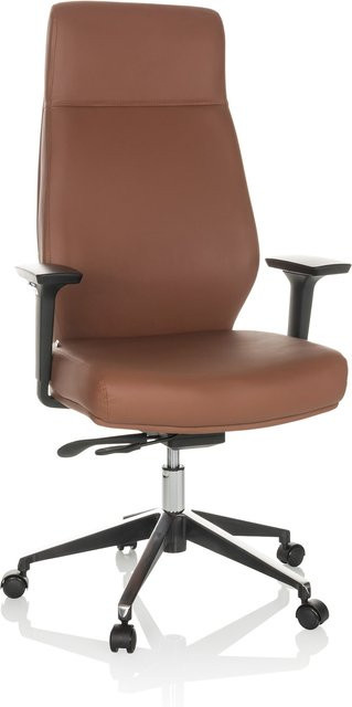 hjh OFFICE Profi Chefsessel VITORO ECO in Braun aus Kunstleder mit Armlehnen und Höhenverstellung - Bild 1