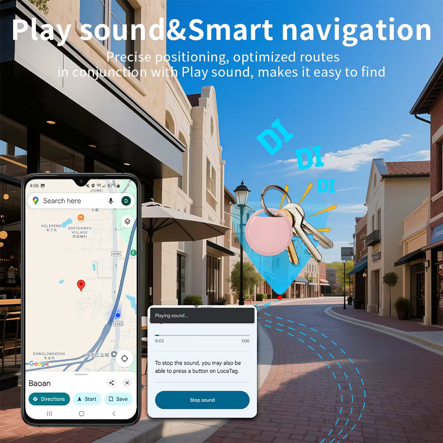 HaveDeer Bluetooth Fern-Tracker für Android und Google Find My Device zur Ortung von Smart Tags für Samsung und Xiaomi - Bild 2