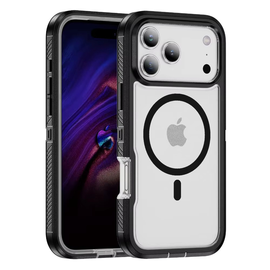 OTT Armor Schutzhülle für iPhone 17 Air 16 15 14 Plus 13 12 Pro Max mit Magnetfunktion in Blau - Bild 4