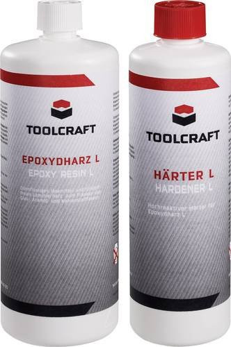 TOOLCRAFT Epoxydharz Set mit Härter, 1000g Epoxydharz und 400g Härter - Bild 1