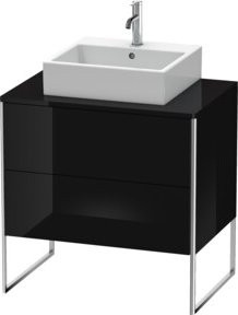 Duravit Waschtischunterschrank XSquare in Hochglanz, Breite: 80 cm, Tiefe: 54,8 cm, Höhe: 77,8 cm - Bild 1