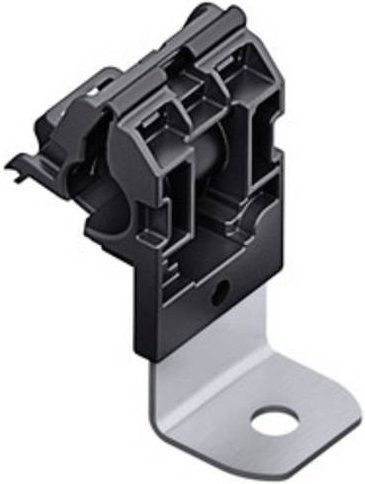 HellermannTyton Befestigungselement RCA90SM6-PA66HIRHSUV/ST/ZN-BK schwarz verzinkter Stahl schraubbar Bündel-Ø-Bereich 6,20 bis 13,70 mm - Bild 1