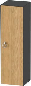 Duravit Halbhochschrank White Tulip in Weiß mit Glastüren und Glasfachböden, B/T/H: 40 x 36 x 132 cm - Bild 1