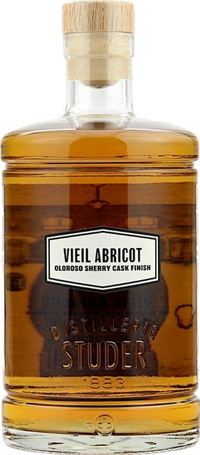 Studer Vieil Abricot Oloroso Cask Finish Frucht- & Kräutersprit, Schweiz, 40 % Vol., 0,5 l - Bild 1