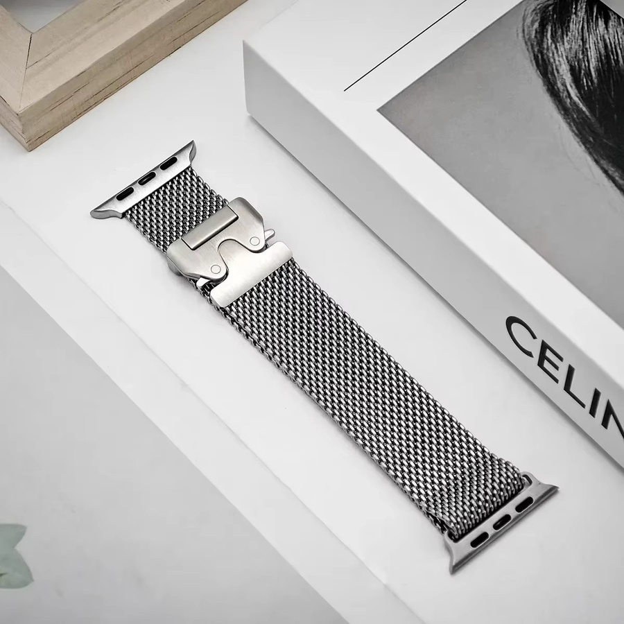 Titanarmband Milanese Loop, Unisex, für Apple Watch Ultra 2 49 mm 44 45 46 mm 40 41 mm - Bild 2