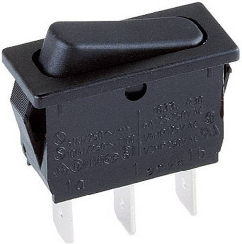 Marquardt 1831.1107 Wippschalter Schwarz IP40 rastend 250 V/AC 10A - Bild 1