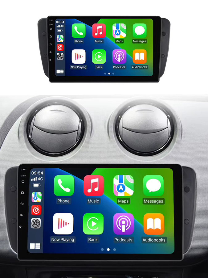 MEKEDE Android 15 Autoradio mit Carplay für Seat Ibiza 6J 2009-2013, 2 Din Multimedia-Player, Schwarz - Bild 7