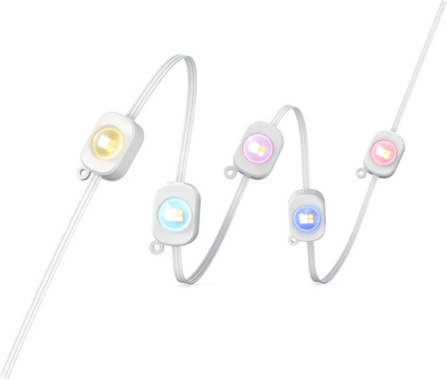 eufy Permanent Outdoor Light LED Lichterkette, Weiß, 15m, erweiterbar - Bild 1