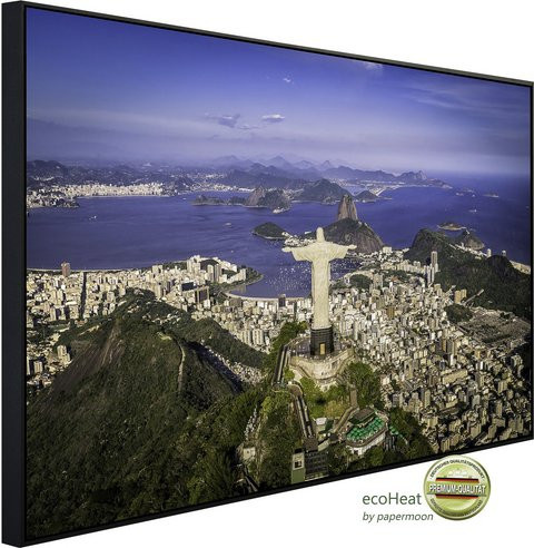 papermoon Infrarotheizung EcoHeat Rio de Janeiro mit Matt-Effekt in Bunt, App-Steuerung und Überhitzungsschutz - Bild 1