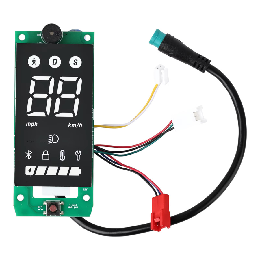 Xiaomi Display Board Dashboard mit Bluetooth und LED Meter Panel für den Elektroroller 4 Lite 2. Generation - Bild 2