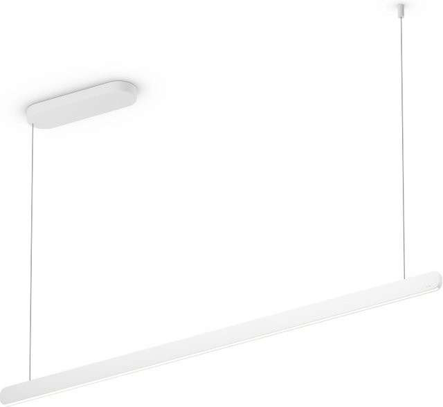 Occhio Mito linear volo 140 up LED-Pendelleuchte in Weiß matt mit Occhio air Modul und x-tra warm LED (2200K - 3500K) - Bild 1