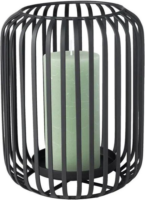 Villeroy & Boch Christmas Chic Windlicht Schwarz Gold Modern aus Metall Höhe: 22,5 cm - Bild 1