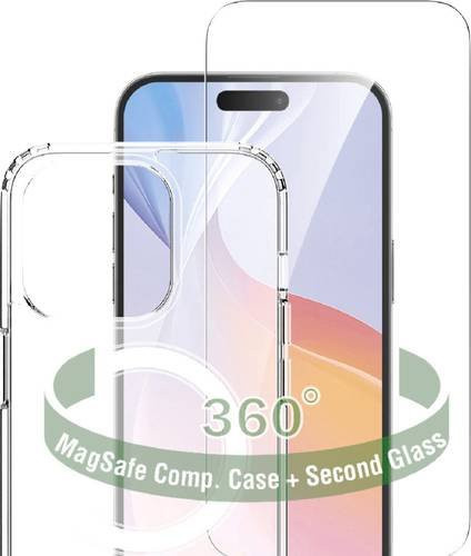 4Smarts 360° Premium Protection Set Backcover für Apple iPhone 16 Pro Max, Transparent, Induktives Laden - Bild 1