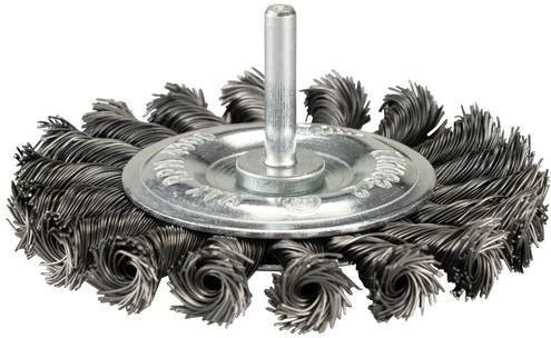 Makita Rundbürste aus Stahl mit 100mm Durchmesser und Rundschaft D-73829 in Silber - Bild 1