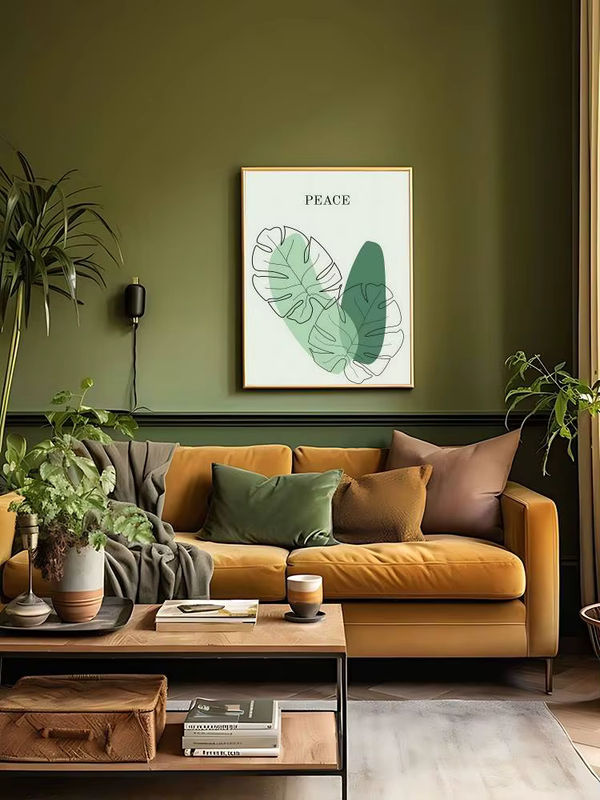 Kayou Botanisches Poster Nordic Sage Green mit Blumen und Blättern, Hochformat, Rahmenlos, Papier, B/H: 15 x 20 cm - Bild 6