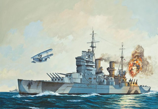 Revell Battleship HMS Duke of York, Modellbau, 1:1200, ab 12 Jahren - Bild 1