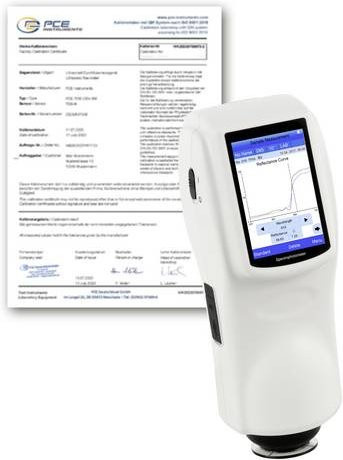PCE Instruments PCE-CSM 10-ICA Colorimeter in Weiß mit USB-C Anschluss - Bild 1
