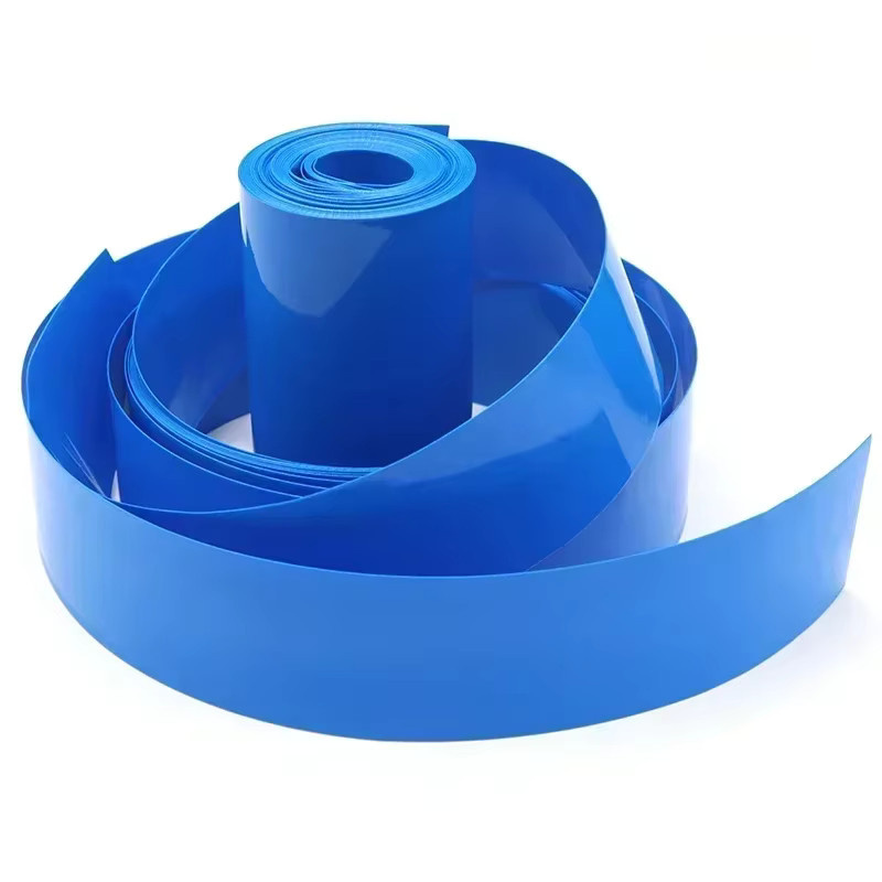 Blauer PVC-Schrumpfschlauch zur Isolierung von 18650 Lipo-Akkus und Kabeln, Durchmesser: 7 mm - Bild 4
