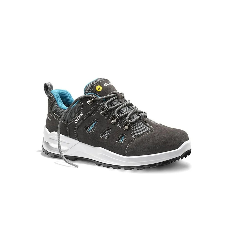 Elten Berufshalbschuh ENYA XXF GTX aus Veloursleder in Grey Turquoise, Größe 36 - Bild 2