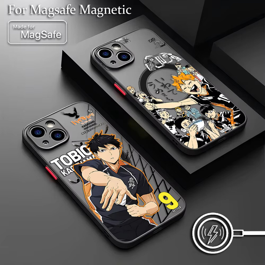 Anime Haikyuu Shoyo Hinata Handyhülle für Samsung Galaxy S25 S24 S23 S22 S21 S20 FE Plus Ultra 5G mit matter magnetischer Rückseite in Multicolour - Bild 2
