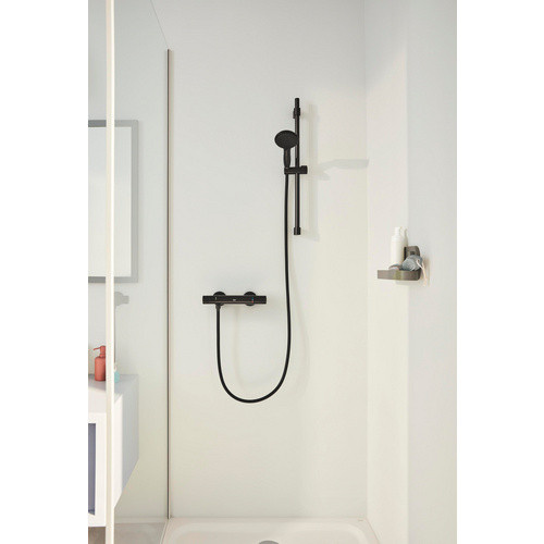 Grohe Brausegarnitur Vitalio Start 110 in Schwarz Matt mit Handbrause und 2 Strahlarten Rain und Jet - Bild 4