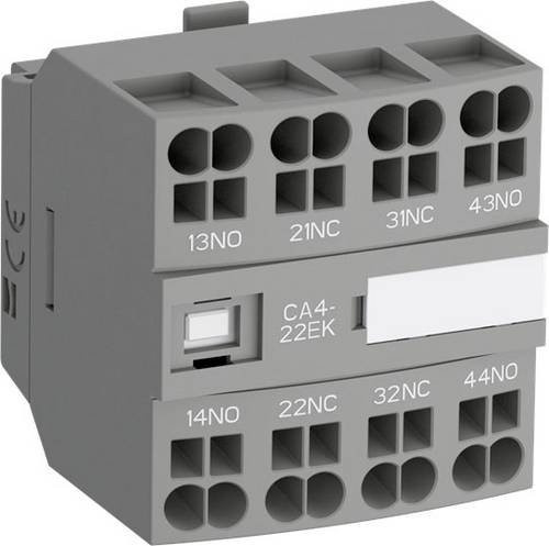 ABB CA4-04NK Hilfsschalter mit 4 Öffnern in Grau - Bild 1