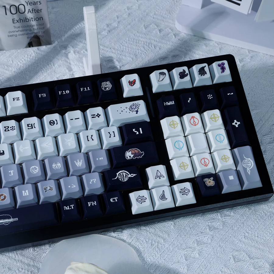 MAIMOOO Hollow Knight Silksong Custom Keycaps Cherry Profile PBT für mechanische Tastaturen in Multicolour - Bild 3