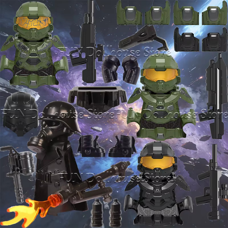 BRICKPANDA Stadt-Spezialeinheiten Soldatenfiguren Bausteine, Soldaten, Kunststoff - Bild 3