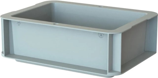 Eurobox-System Vollwand Box Grau B/T/H: 30 x 20 x 12 cm - Bild 1