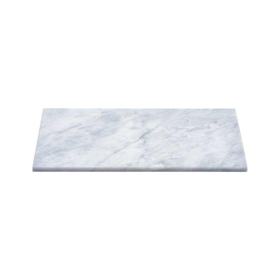 Wellmark Marmorplatte aus Naturstein in Weiß, B/T: 30 x 15 cm - Bild 1