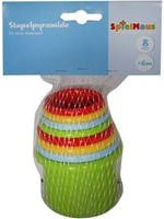 SpielMaus Stapelbecher bunt/mehrfarbig 8-teiliges Set - Bild 1