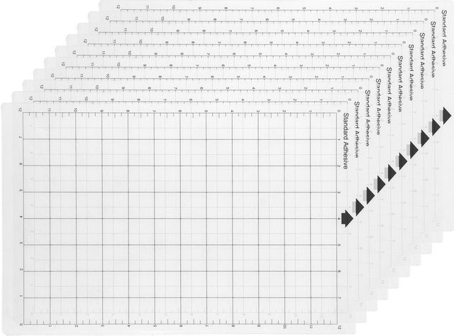 Cricut Ersatz Schneidematte transparent selbstklebend für Cricut und Silhouette Cameo Plotter B/T/H: 20,32 x 30,48 cm - Bild 1