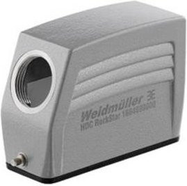 Weidmüller Steckergehäuse HDC 16A TSLU 1PG16G in Grau aus Edelstahl - Bild 1