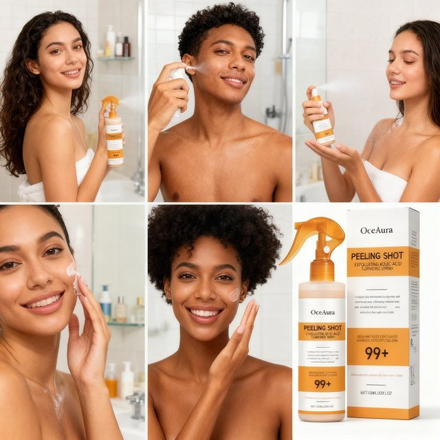 OUHOE Körper-Keratin-Pflege Spray, Kojisäure, Kurkuma, Unisex - Bild 1
