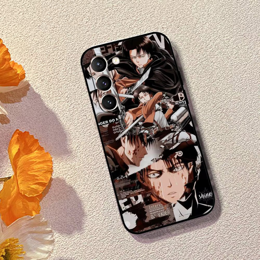 Rastar Anime L-Levi A-Ackerman Handyhülle für Samsung Galaxy S21 S22 S23 S24 S25 S26 Ultra FE Plus 5G A52S Soft Cover Multicolour - Bild 4