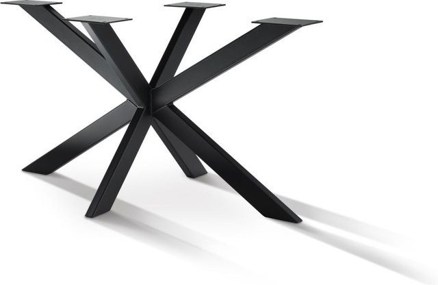 Willeke-Möbel Tischgestell Spider 8x5 aus Konstruktionsstahl in Schwarz, B/L/H: 70 x 140 x 72 cm - Bild 1