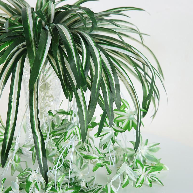 Homelife03 Künstliche Chlorophytum Hängepflanze in Grün, 65 cm Wandbehang aus Kunststoff - Bild 6