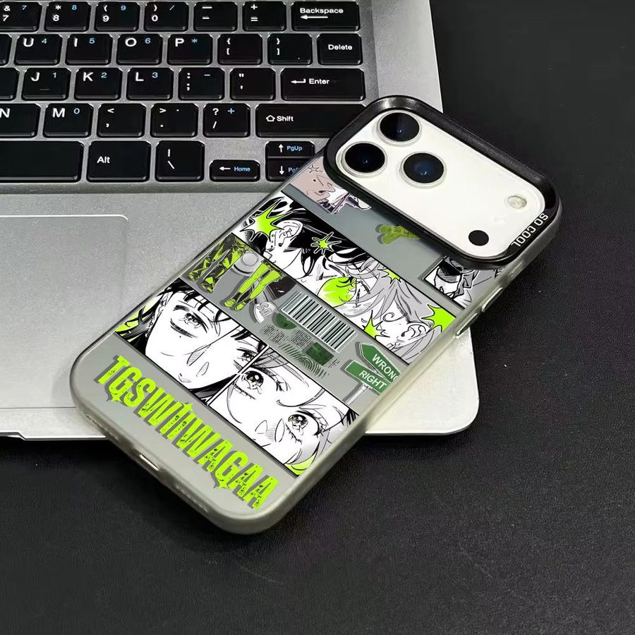 A-Aya O-Oosawa K-Koga Mitsuki Handyhülle für iPhone 17 16 15 14 13 12 11 Pro Max Air Matte Laser Aurora stoßfest in Schwarz und Mehrfarbig - Bild 3