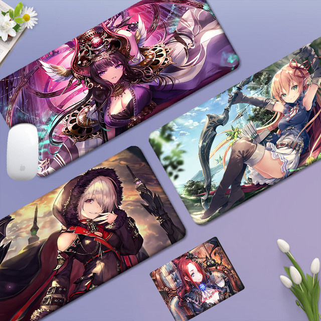 Shadowverse rutschfestes und verdicktes Lockedge-Mauspad in Multicolour als übergroße Gaming-Tastaturmatte und Notebook-Tischmatte - Bild 1