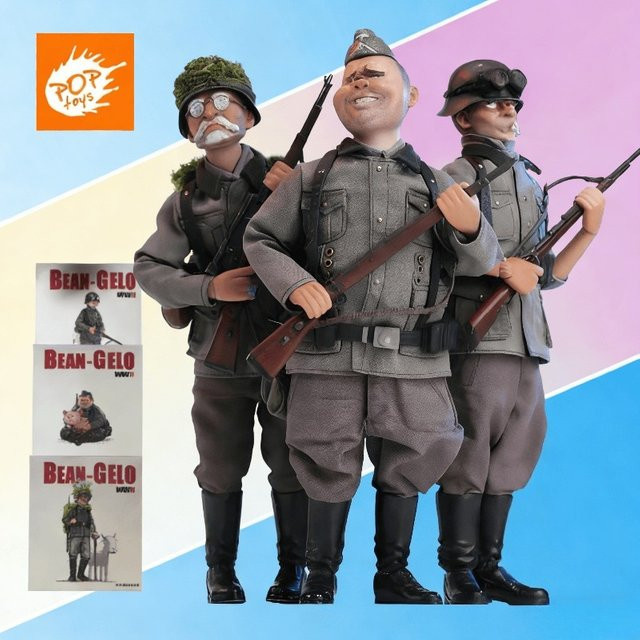 POPTOYS Big Head Soldier Series Encounters in The Jungle, Actionfigur - Bild 1